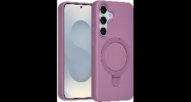TUNIQ telefoonhoesje voor Samsung Galaxy S25 - MagSafe met ringstand - Paars