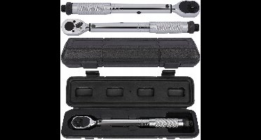 Momentsleutel 3/8" 19-110 Nm met Vergrendeling en Koffer
