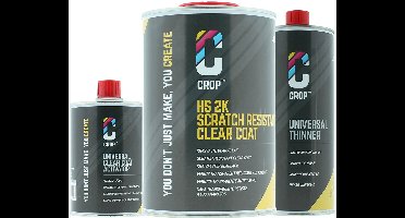 CROP 2K Krasvaste Blanke Lak - ACTIESET 2,5 liter