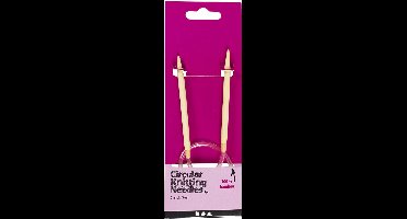 Rond Breinaalden - Flexibele Naalden Voor Breien - Bamboe Materialen - Breigereedschap Voor Doe-Het-Zelf Creatieve Projecten - Ideaal Voor Breiwerk & Handwerk - Dikte 6 mm - Lengte 40 cm - Set van 1 S