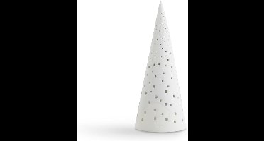 Witte Theelichthouder Kerst Design Scandinavisch H25,5