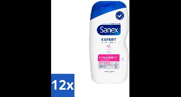 Sanex – Douchegel – Expert Skin Health Hypoallergeen – 400 ml - Voordeelverpakking - 12 stuks