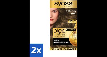Syoss Oleo Intense - Haarverf - 6-10 - Donkerblond - 115ml x 2