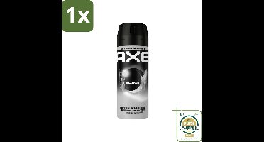 1 x Axe Anti-Transpirant Spray Black 150 ml- Anti-sweat - Deodorant Spray - 72 Uur Bescherming - Geur - Oksels