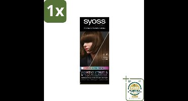 1 x Syoss - Haarverf - 4-6 Honey Brown - 1 Haarkleuring- Haarverf - Haarkleur - Permanent Haarverf - Honigbruin - Grijsdekking
