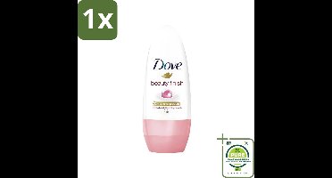 1 x Dove - Deodorant - Roll-On Beauty Finish - Soepele geur en verzorging - 50 ml - Dove Deodorant - Deodorant Roll-on - Antitranspirant - Beauty Finish - Deodorant Voor Vrouwen