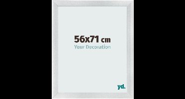 Your Decoration - Fotolijst 56x71 cm - MDF - Zilver Mat - Pisa