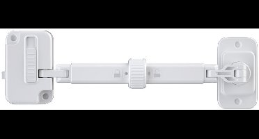 Raamslot Kinderen - Raambegrenzer - Raamslot - Zelfklevend - Geen boren nodig - Verstelbare lengte - Eenvoudige installatie - Geschikt voor ramen, wasmachines, deuren en kasten - Wit