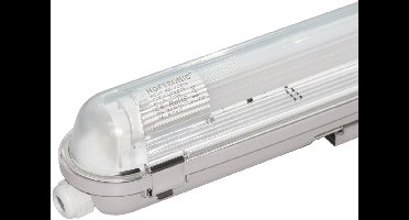 HOFTRONIC - LED TL armatuur met lamp - 120cm - 18 Watt 3150 Lumen (175lm/W) - 6000K IP65 waterdicht voor binnen en buiten - T8 G13 fitting - Flikkervrij - Koppelbaar