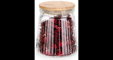Voedselcontainer Strooibus Glas met Deksel en Pakking 700 ml - Container voor Losse Producten - Keuken - Voedsel - Doos