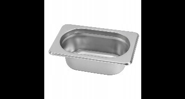 MEGA-M Gastronorm - Bak - GN 1/9 - 176x108x65 mm - RVS