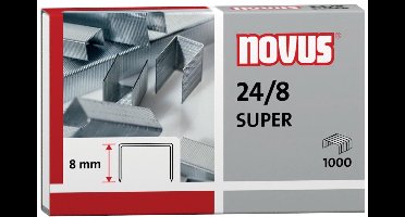 nietjes Novus 24/8 verzinkt doos a 1000 stuks