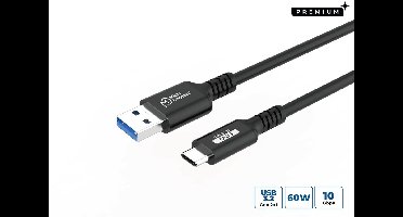 Microconnect USB3.2AC025 USB-kabel USB 3.2 Gen 2 (3.1 Gen 2) 0,25 m USB A USB C Zwart