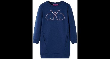 vidaXL - Kinderjurk - 92 - marineblauw