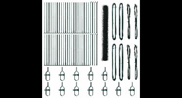 vidaXL - Hekpaal. - Groen