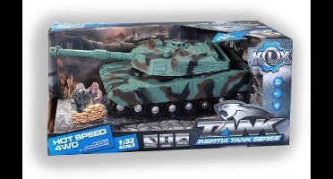 Leger Tank - Militaire Tank - Hot Speed - met Licht en Geluid