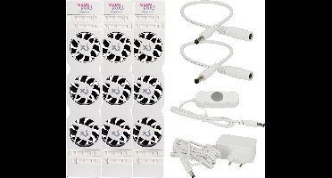 Ezeefox Radiatorventilator met 3 Ventilatoren en Thermosensor - Trioset - Universeel - Energiezuinig - Zeer stil - Radiator Ventilator – Wit