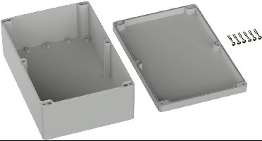 TRU COMPONENTS TC-9065688 Industriële behuizing 240.3 x 160.3 x 90 ABS Grijs-wit (RAL 7035) 1 stuk(s)