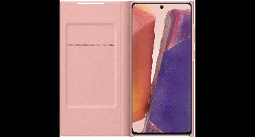 Samsung LED View Hoesje - Voor Samsung Galaxy Note 20 - Brons