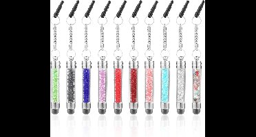 Mini telefoon stylus pennen set - 10 kleuren touchscreen pennen voor smartphones en tablets