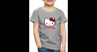 Hello Kitty Klassiek Portret Met Hello Kitty Tekst Premium T Shirt Kinderen