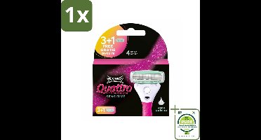 1 x Wilkinson Woman - Navulmesjes - Quattro Sensitive - Zacht - 4 mesjes - Scheermesjes - Scheermes - Scheerapparaat - Gevoelige Huid - Scheermesjes Voor Vrouwen