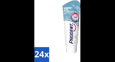 24 x Prodent – Tandpasta – Fresh Gel – 75 ml - Frisse Mond - Anti-cariës - Tandplak - Tanderosie - Glazuur Bescherming