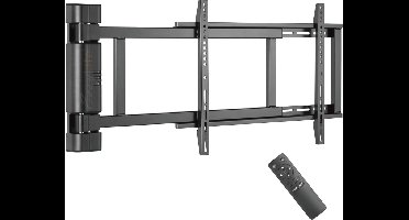EasyLife TV wall mount electrically rotatable up to 170°, VESA wall mount up to 600 x 400 for LCD/OLED, TV, monitor, 32-75 inch smartboard and 50 kg max (ELWH-M1S - black)