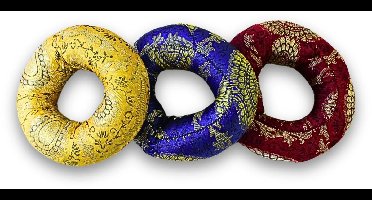 Klankschaal kussen donut ca. 10 cm