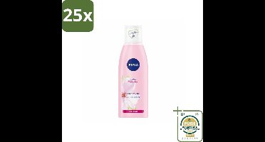 25 x NIVEA - Gezichtstonic - Essentials Verzachtende Tonic - Voor droge & gevoelige huid - Met Amandelolie & Hydramine - 200 ml - Grootverpakking - Gezichtstonic - Droge Huid - Verzachtende Tonic - Amandelolie - Hydramine