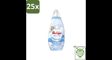 25 x Robijn – Vloeibaar Wasmiddel – Klein & Krachtig Classics Stralend Wit - 665 ml - Grootverpakking - Wit Wasmiddel - Wit En Licht Was - Wasmiddel Voor Wit - Wasmiddel Tegen Vergeling - Koud Wasmiddel