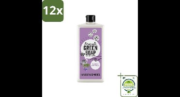 Marcel's Green Soap - Afwasmiddel - Lavendel & Rosemarijn - Voor dagelijks gebruik - 500 ml - Voordeelverpakking - 12 stuks - Afwasmiddel - Biologisch afbreekbaar