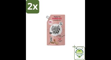 Marcel's Green Soap - Shower Gel - Navulling - Argan & Oudh - Krachtige werking - 500 ml - Voordeelverpakking - 2 stuks - Schoonheidsproducten - Douchegel