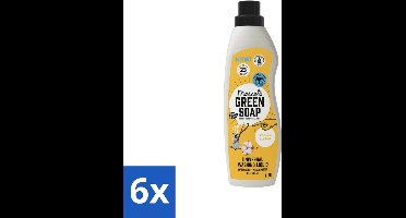 Marcel's Green Soap - Vloeibaar Wasmiddel - Katoen & Vanille - Effectief & natuurlijk - 23 Wasbeurten - 1 Liter - Voordeelverpakking - 6 stuks