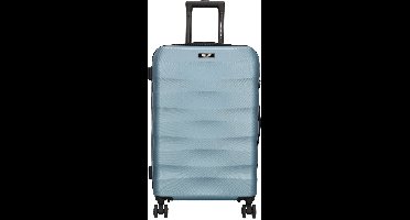 Beagles Originals Go Travel Grote Koffer - 66 cm - 60 Liter – Reiskoffer met Cijferslot - Ijs Blauw