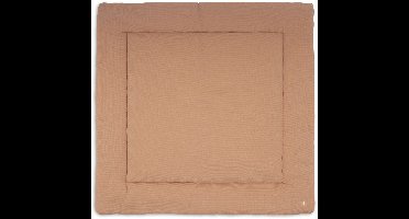 Jollein Boxkleed Baby - 100x100cm - Little Waffle - Light Terra/Sand