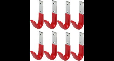 Benson ophanghaak - 8x stuks - gereedschapshaak - metaal - schuur / werkplaats