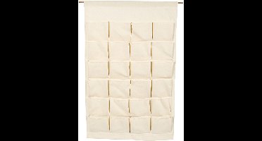 Creativ Company Hangende Organizer 60x93 cm Naturel 24 vakken
