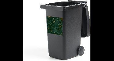 Container sticker Marmer - Smaragd - Goud - 40x40 cm - Kliko sticker