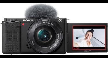 Sony Vlogcamera ZV-E10 - Compact systeemcamera - + E 16-50mm f/3.5-5.6 OSS-lens