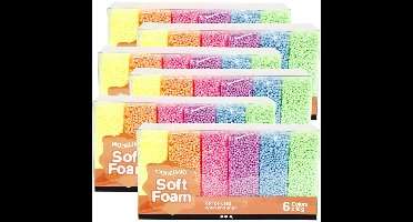 Soft Foam, diverse kleuren, 6 doos/ 1 doos