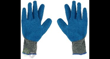 Werkhandschoen, PU Flex, Blauw rib