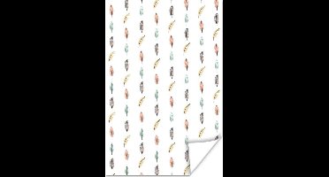 Poster Veren - Kleuren - Patroon - 20x30 cm