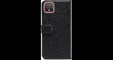 Mobilize Telefoonhoesje geschikt voor Google Pixel 4 XL Hoesje | Mobilize Classic Gelly Wallet Bookcase Portemonnee | Pasjeshouder voor 2 Pasjes | Telefoonhoesje voor Pinpas / OV Kaart / Rijbewijs - Zwart