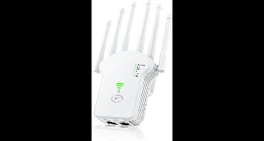 Ntech WiFi Versterker - 1200 Mbps - WPS Knop Router - WiFi Repeater Extender - WiFi Booster