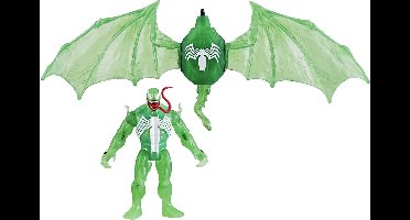 Hasbro Spider-Man Epic Hero Series Web Splashers Action Figure Green Symbiote Hydro Wing Blast 10 cm Action Figuur