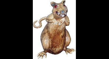 "Halloweenversiering rat - Feestdecoratievoorwerp - One size"