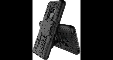 Dazzler S9-102, Case voor Galaxy S9, schokabsorberend, uitsparingen voor warmte, zwart