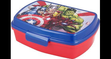 Broodtrommel The Avengers Infinity Blauw Plastic Rood (17 x 5.6 x 13.3 cm)