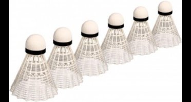 Non-branded Badminton Shuttles Wit 5 Stuks